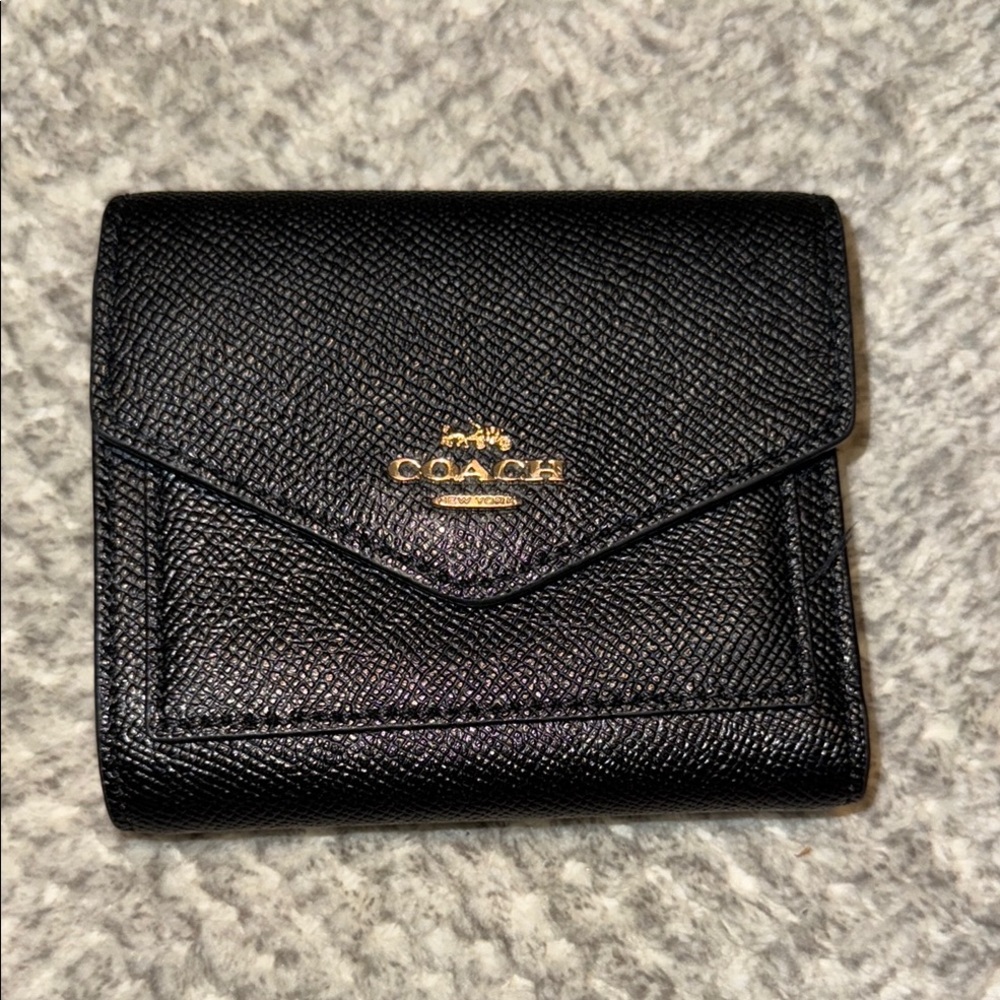 Coach Black Leather Wallet